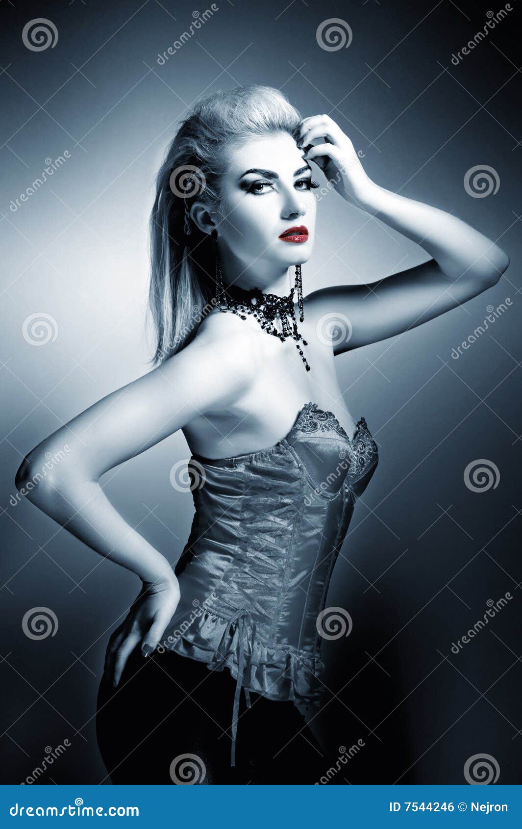 Gothic Woman Royalty Free Stock Image - Image: 7544246