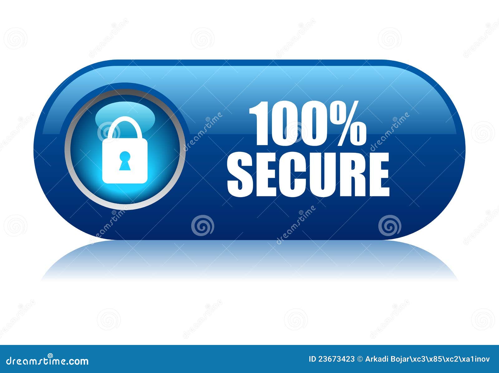 button oval vector 23673423 Button Image: 100 Secure Photos Stock