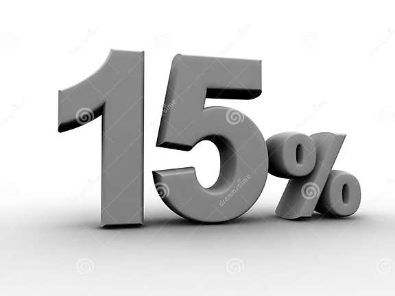 15 Percent stock illustration. Illustration of offer, money 2464908