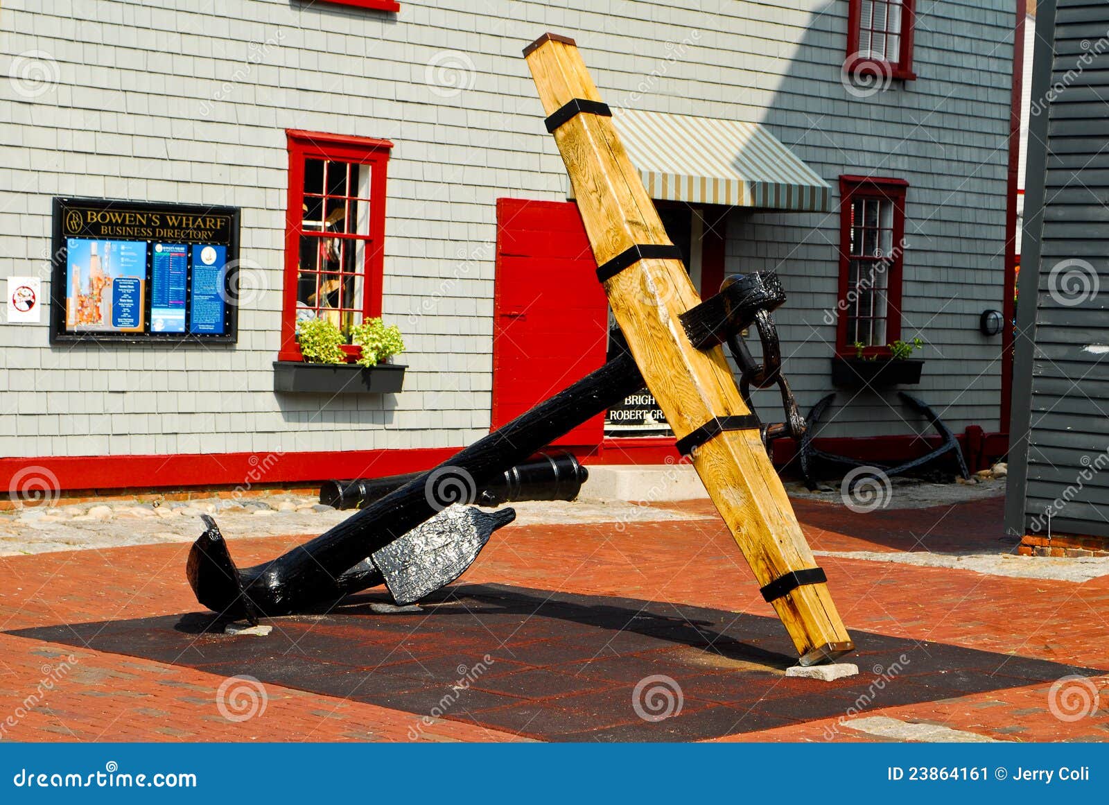 18th Century Anchor, Newport, Rhode Island Editorial Photo Image
