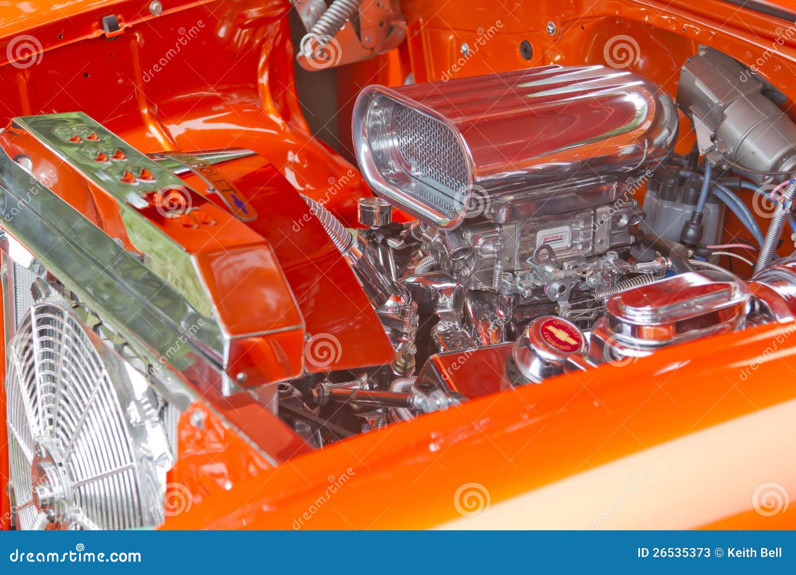 1955 Chevy Delray Engine Editorial Stock Photo Image Of