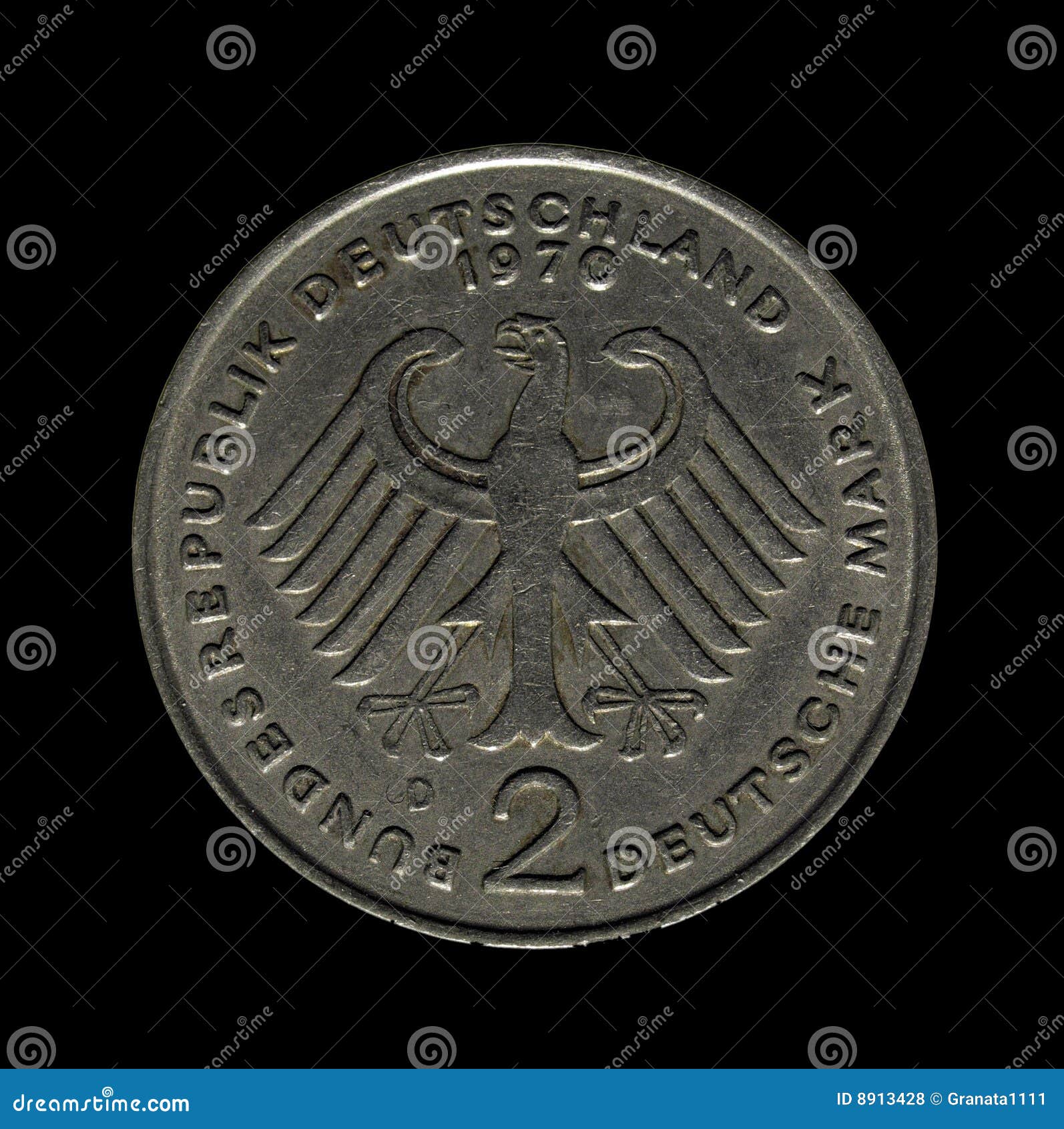 2 mark over black