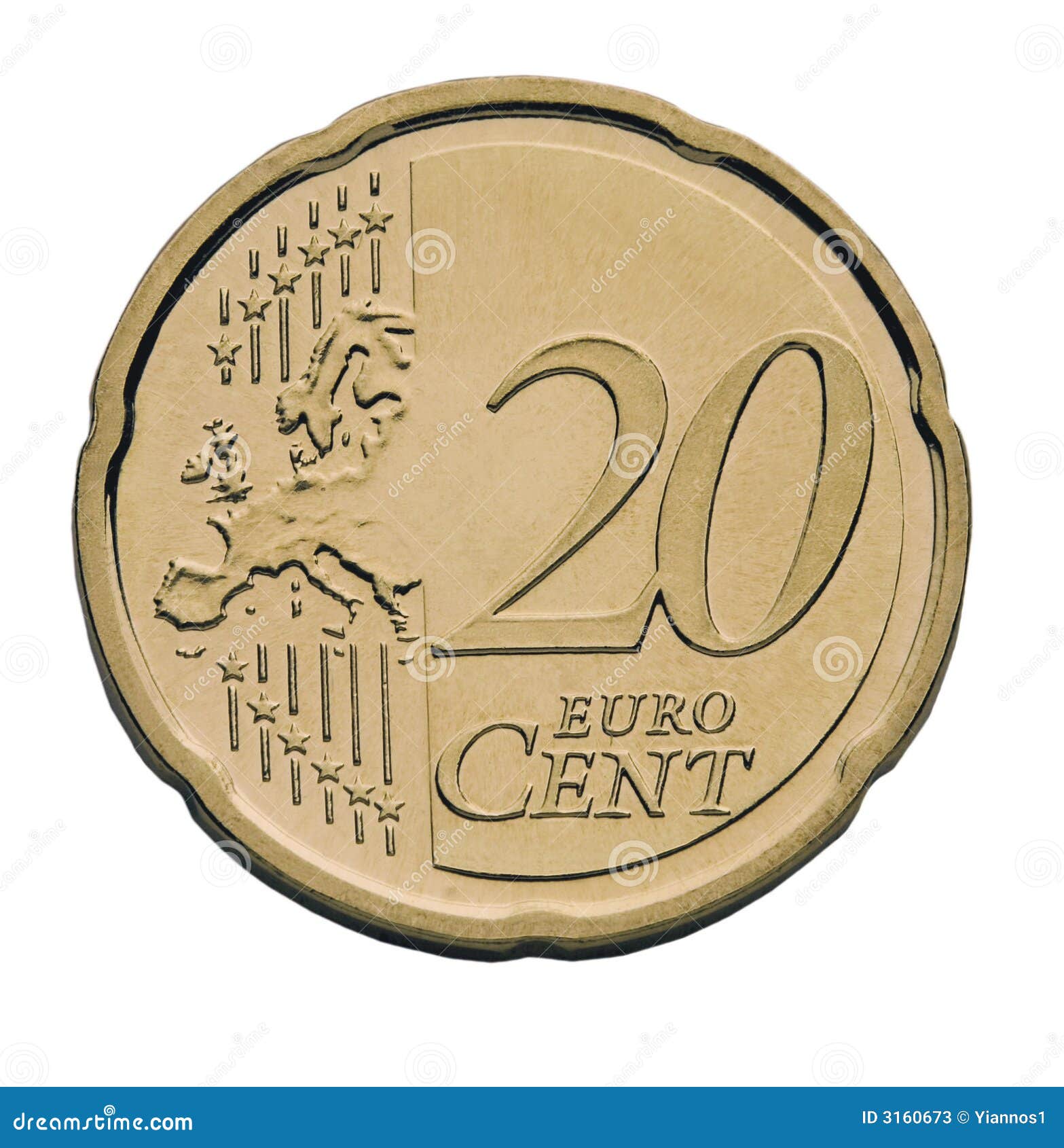 2 Cent Euro Coin, 20 Euro Note, 5 Euro Note, 1 Cent Euro Coin