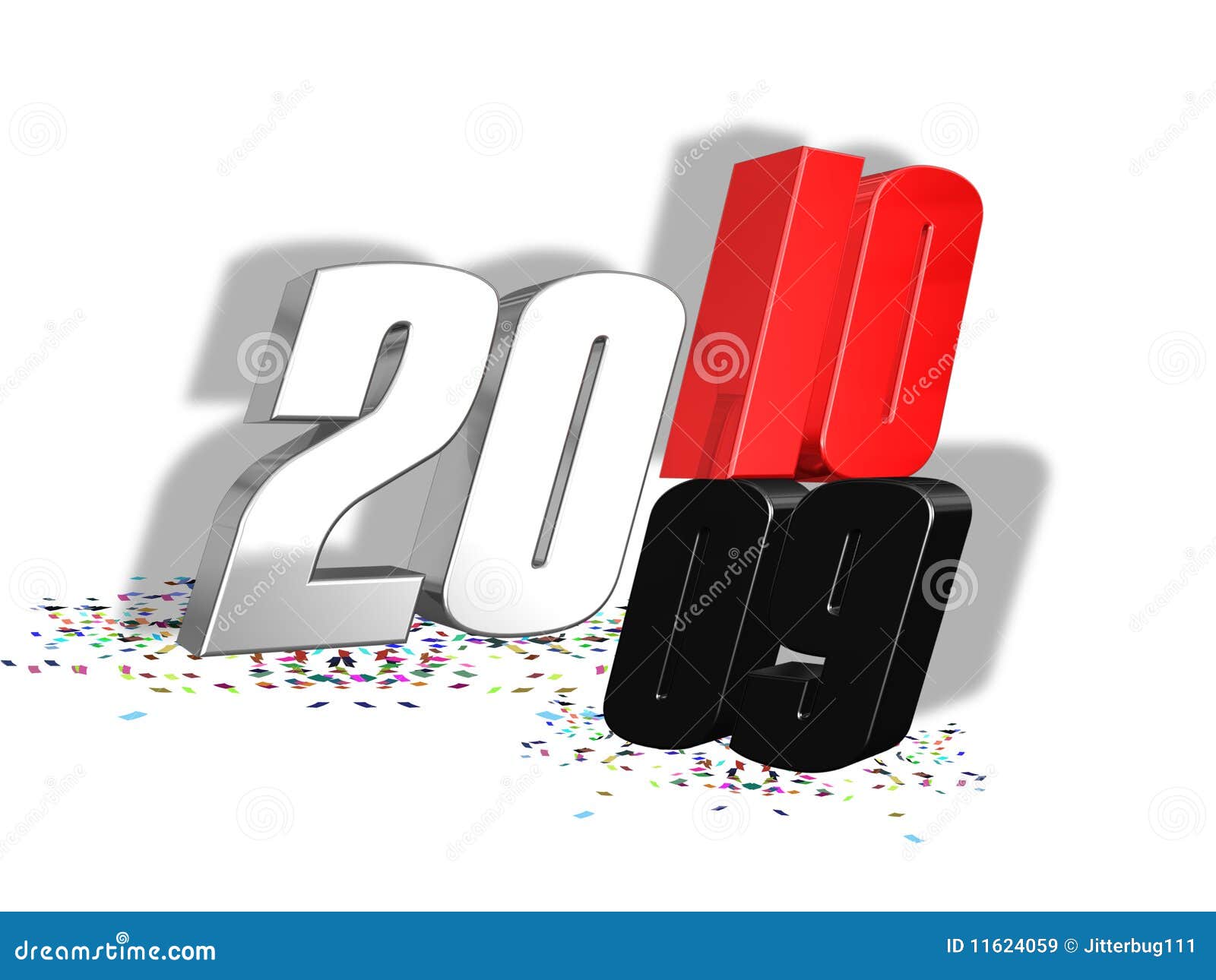 2010 2009 stock illustration. Illustration of yearly 11624059
