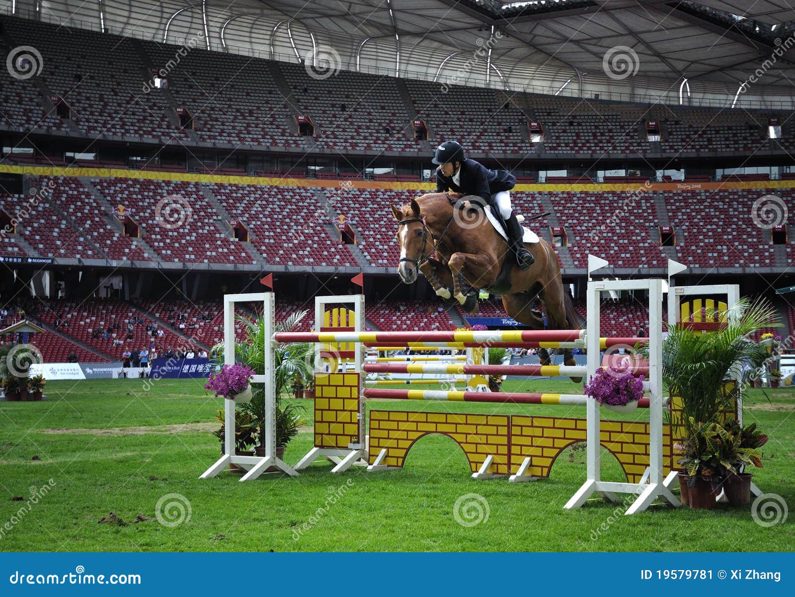 2011 Equestrian Beijing International Grand Prix Editorial Photo