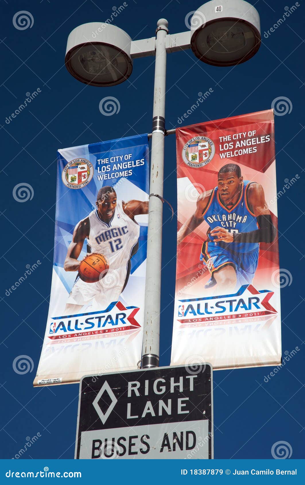2011 NBA All Star Game at the Staples Center Editorial Stock Image
