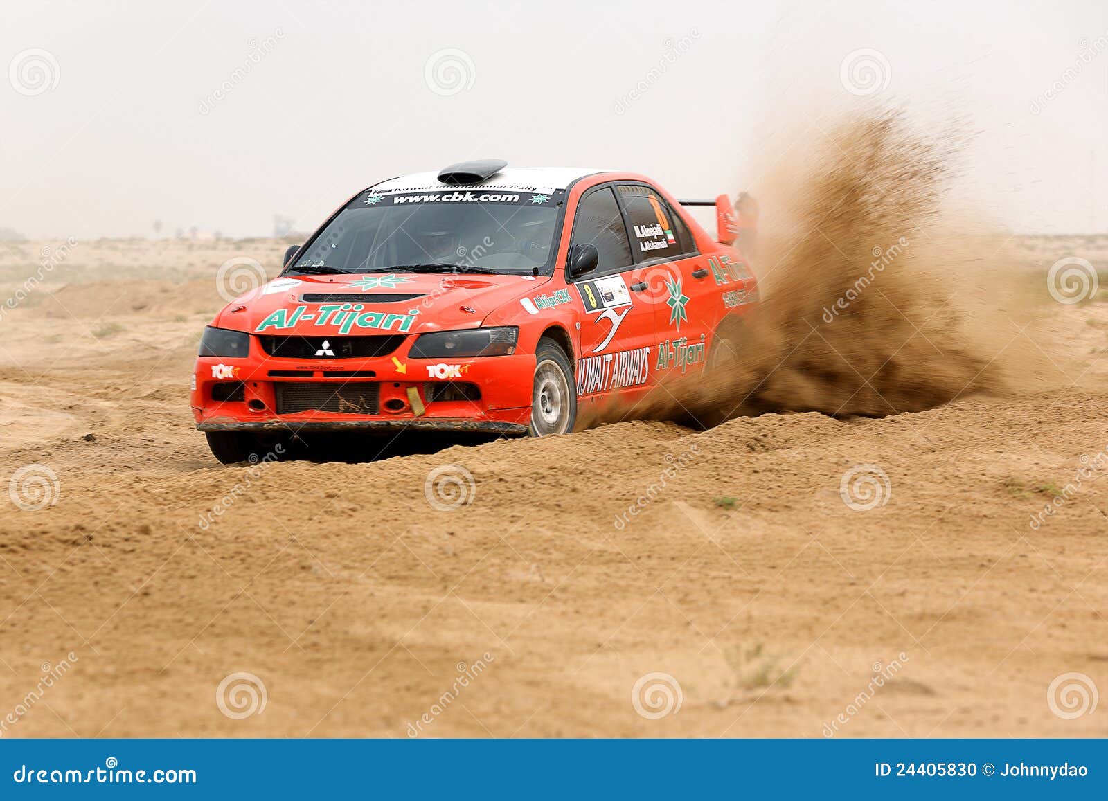 2012 Kuwait Rally Mitsubishi Lancer Evo IX Editorial Image Image of