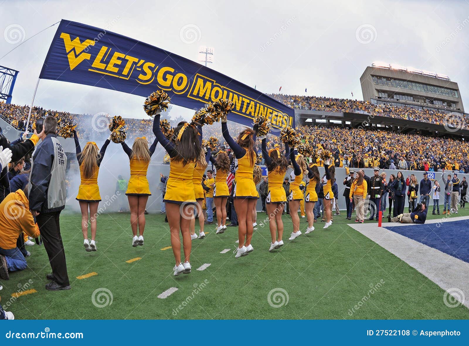 2012 NCAA Football WVU Vs TCU Editorial Stock Photo Image of