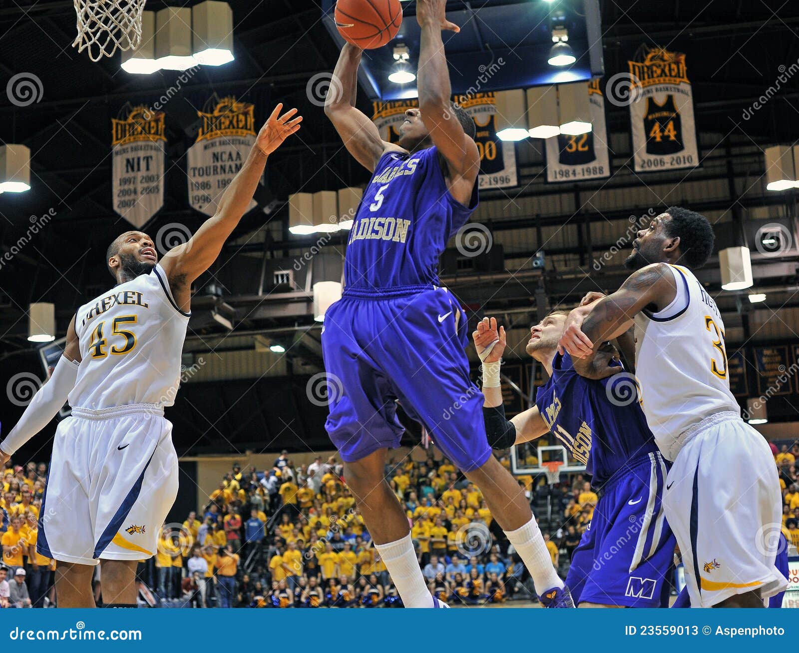 2012 NCAA Men S Basketball Drexel JMU Editorial Stock Photo Image