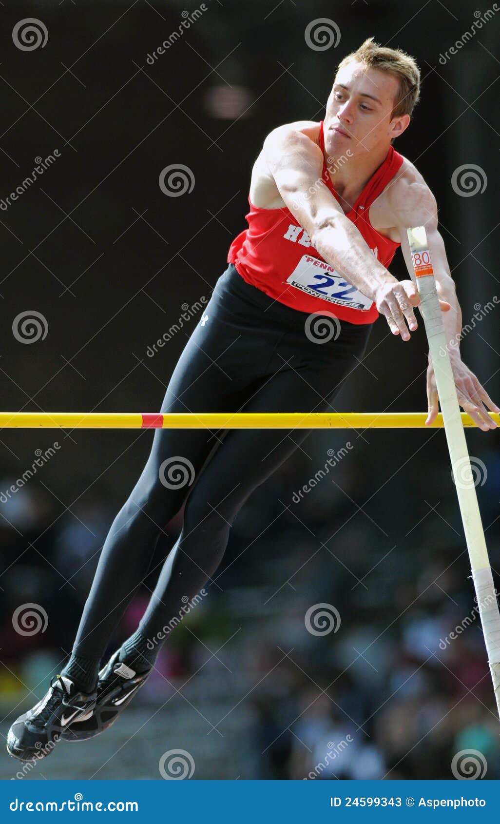 2012 Track Boys Pole Vault Editorial Stock Photo Image of compete