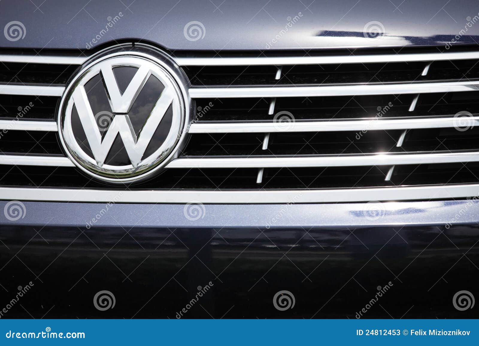 2012 VW Grill Emblem editorial stock photo. Image of object 24812453