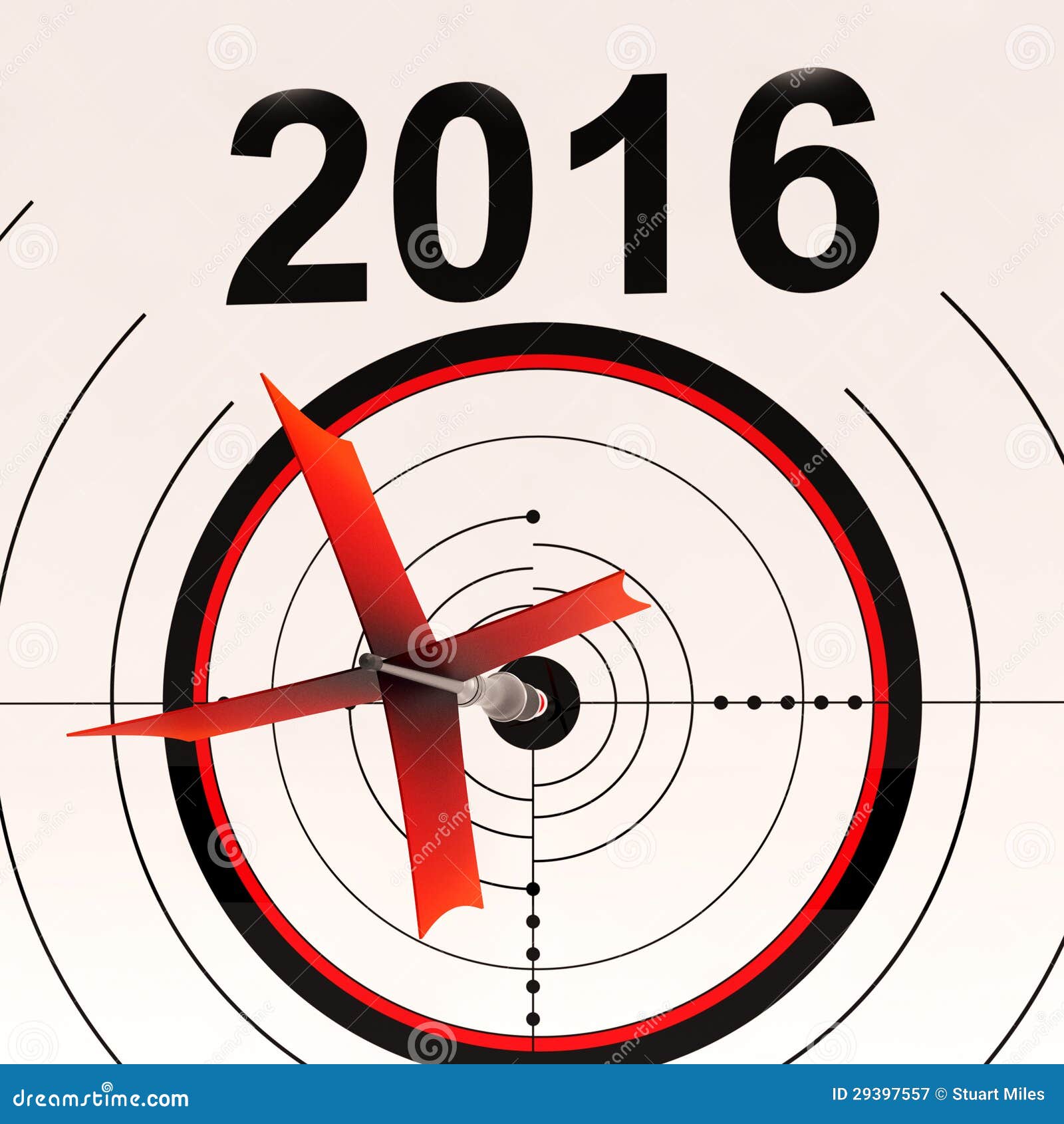2016 Calendar Means Planning Annual Agenda Stock Illustration