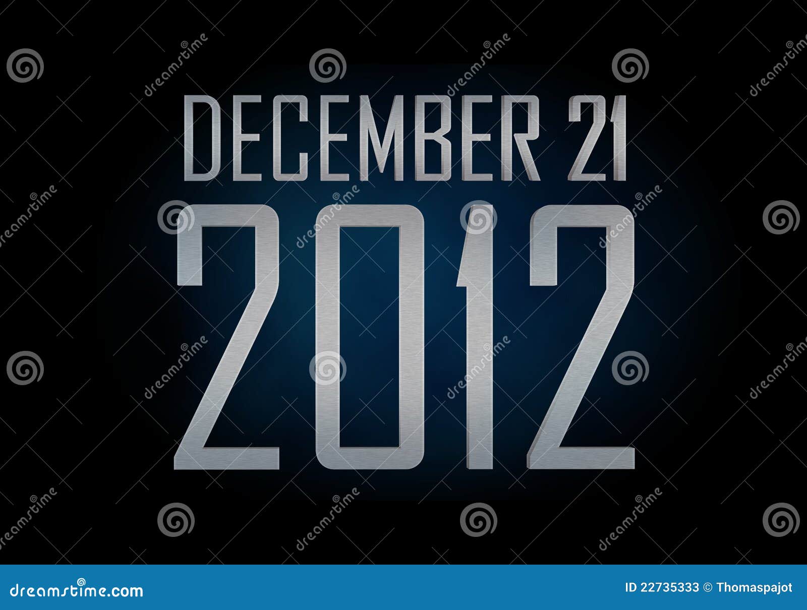 21 december, 2012 de datum van het eind van de wereld van Maya kalender