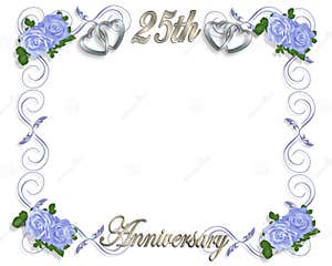 Home D cor Home Living Silver 25th Card Silver 25th Wedding 