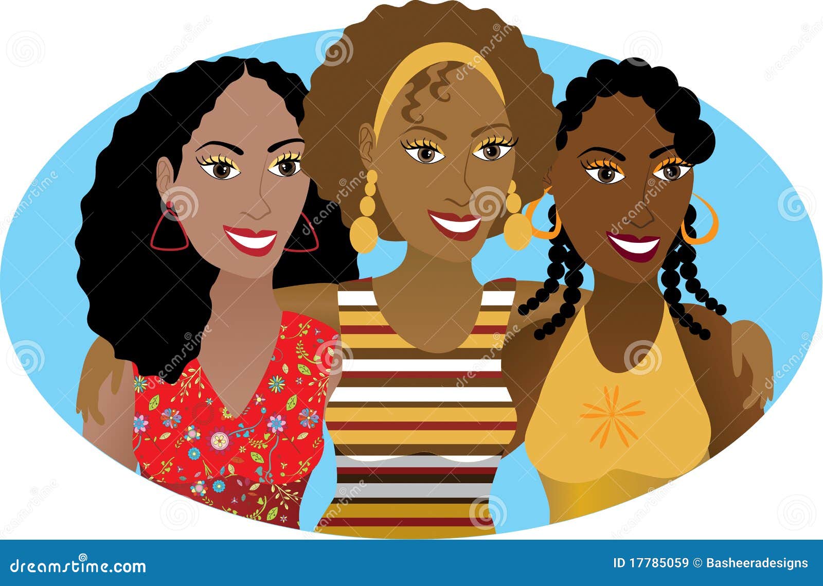 Download 3 Friends stock vector. Illustration of friends, female ...