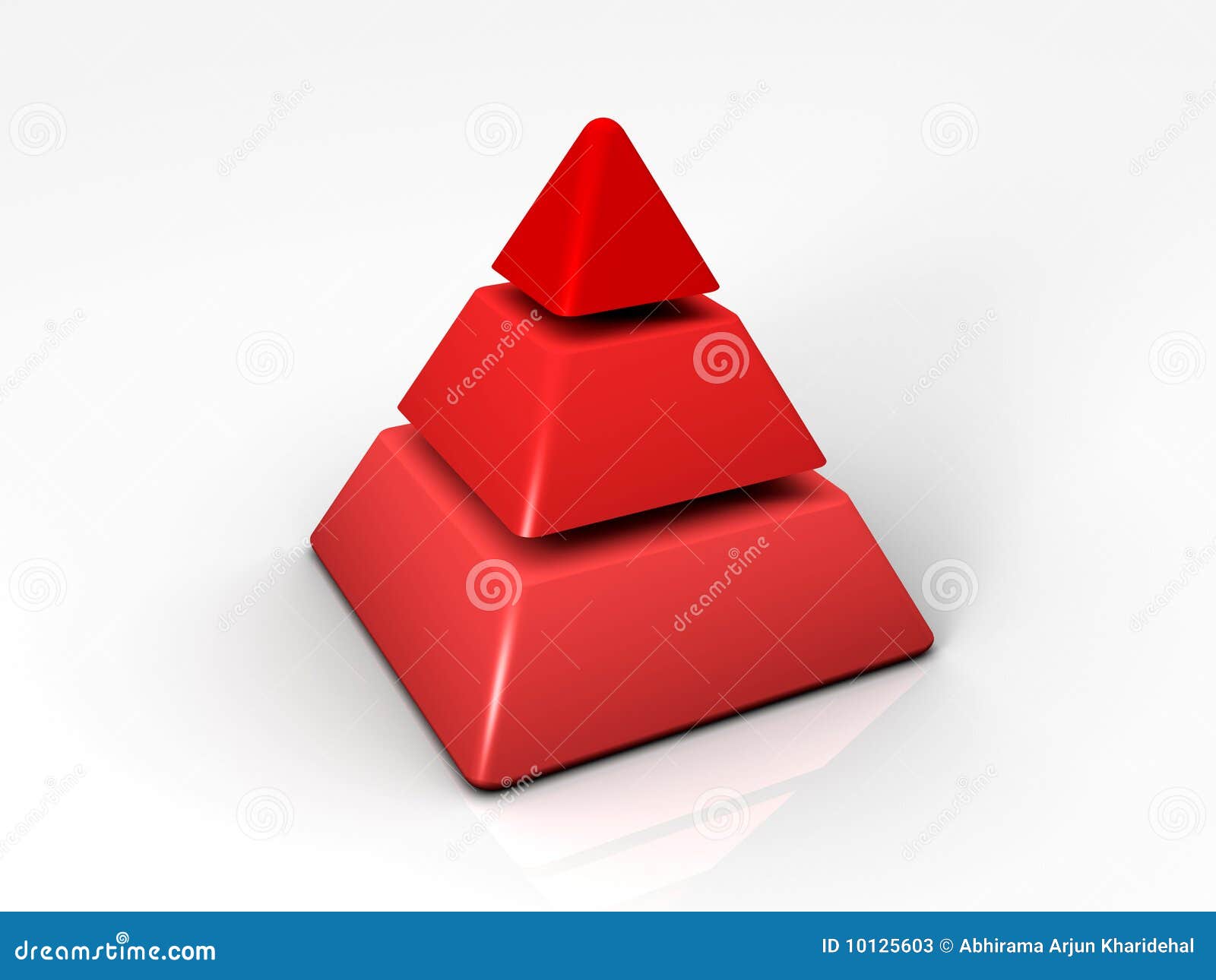 Layered Pyramid Steps Design Element Vector Illustration ...