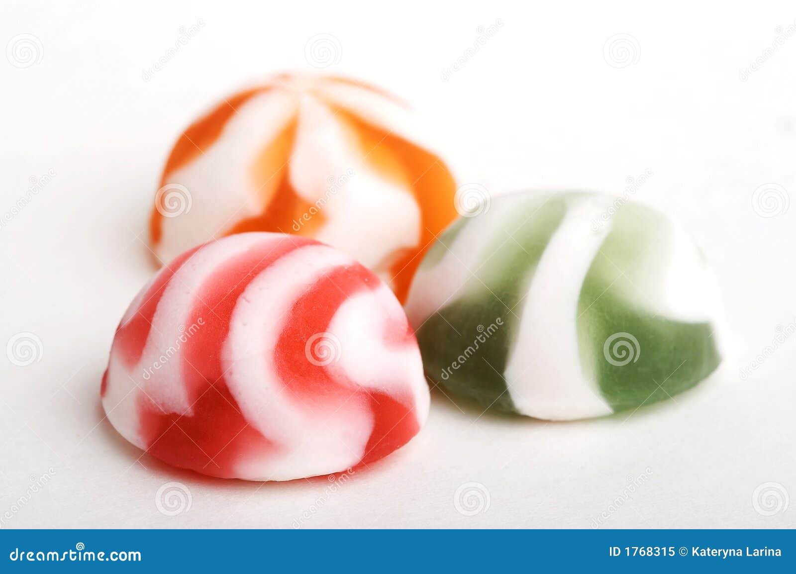 3 not chocolate sweets stock image. Image of sweet, orange 1768315