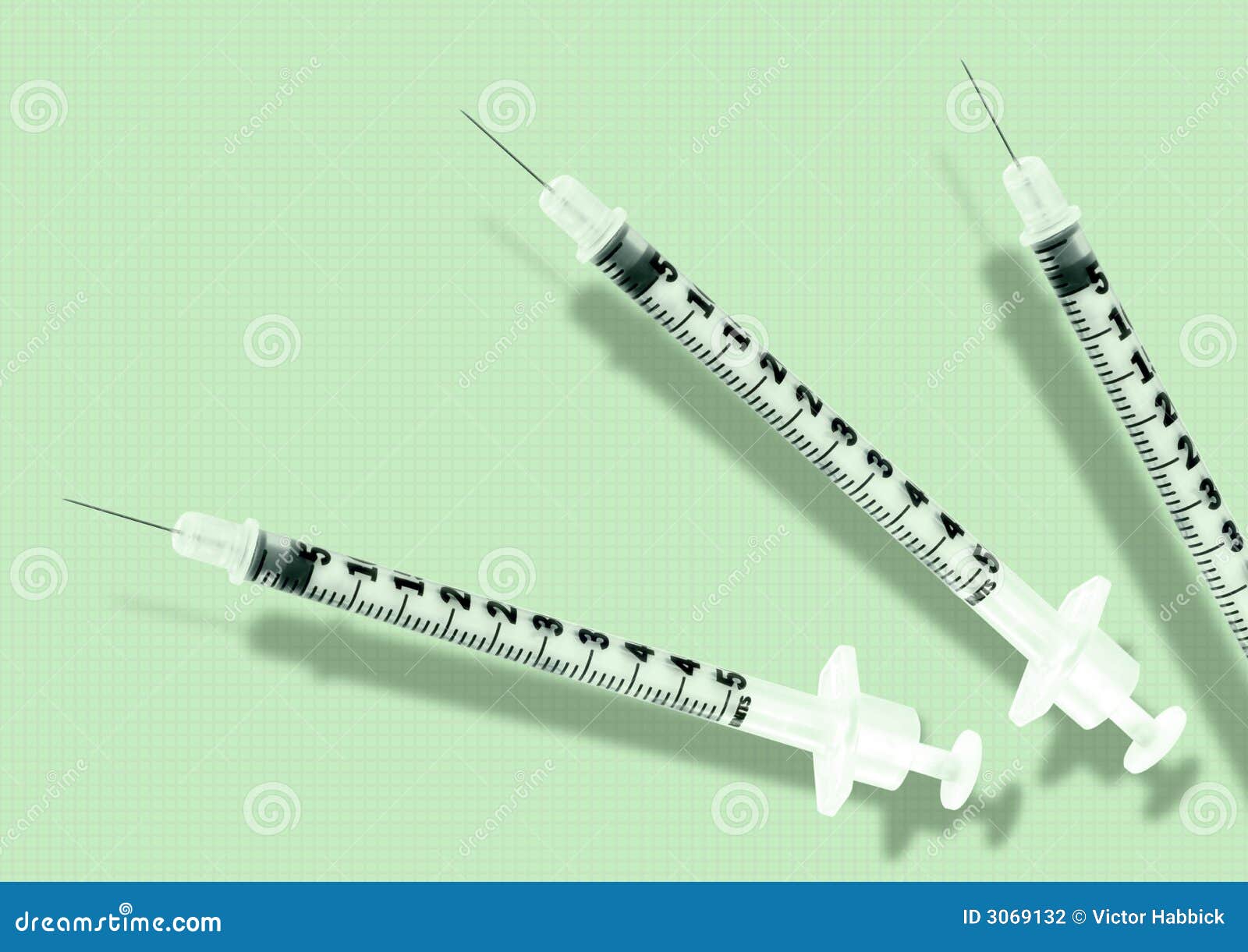 3 Syringes stock photo. Image of syringes, drug, medical 3069132