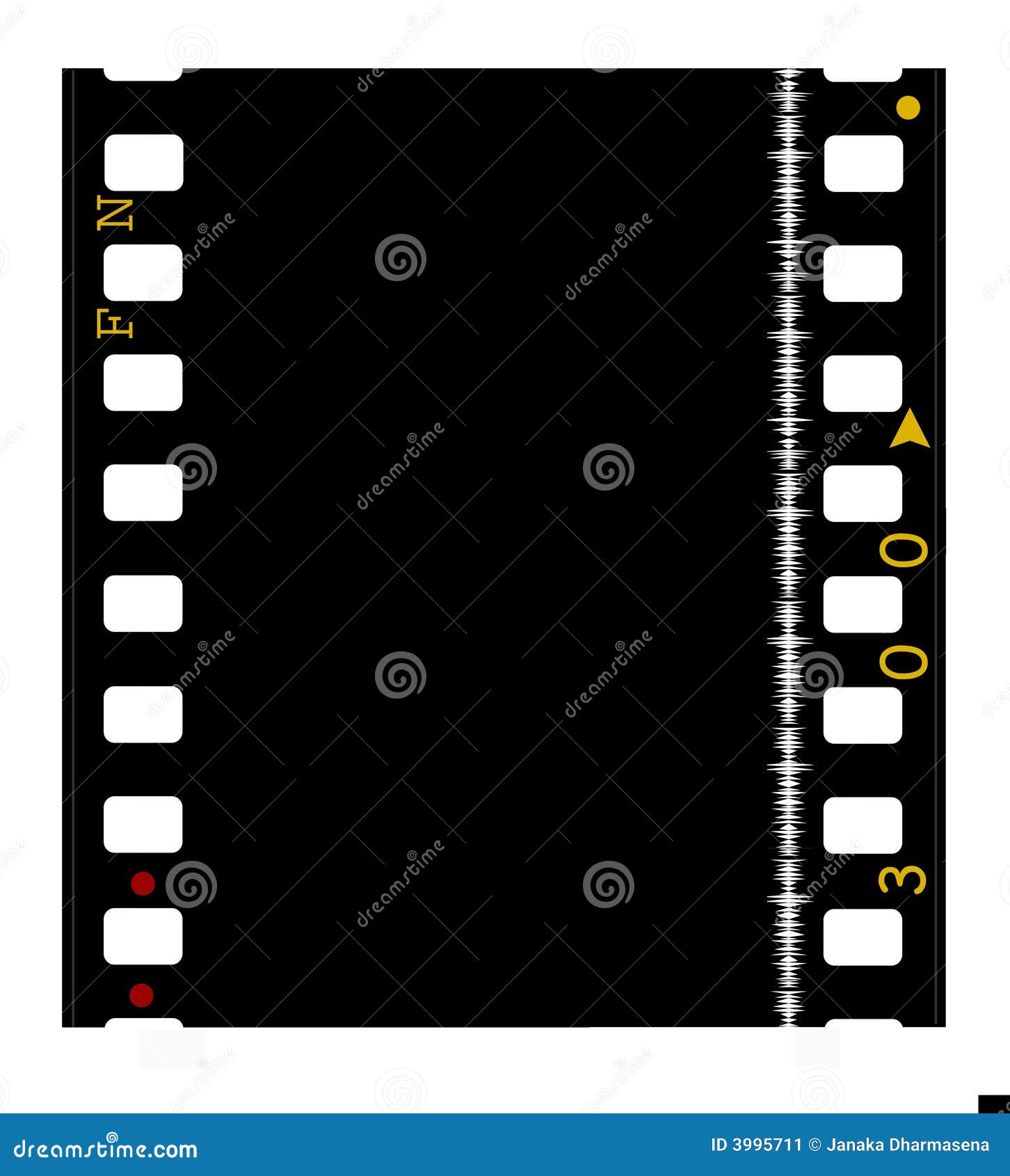 35 mm movie Film reel stock illustration. Illustration of