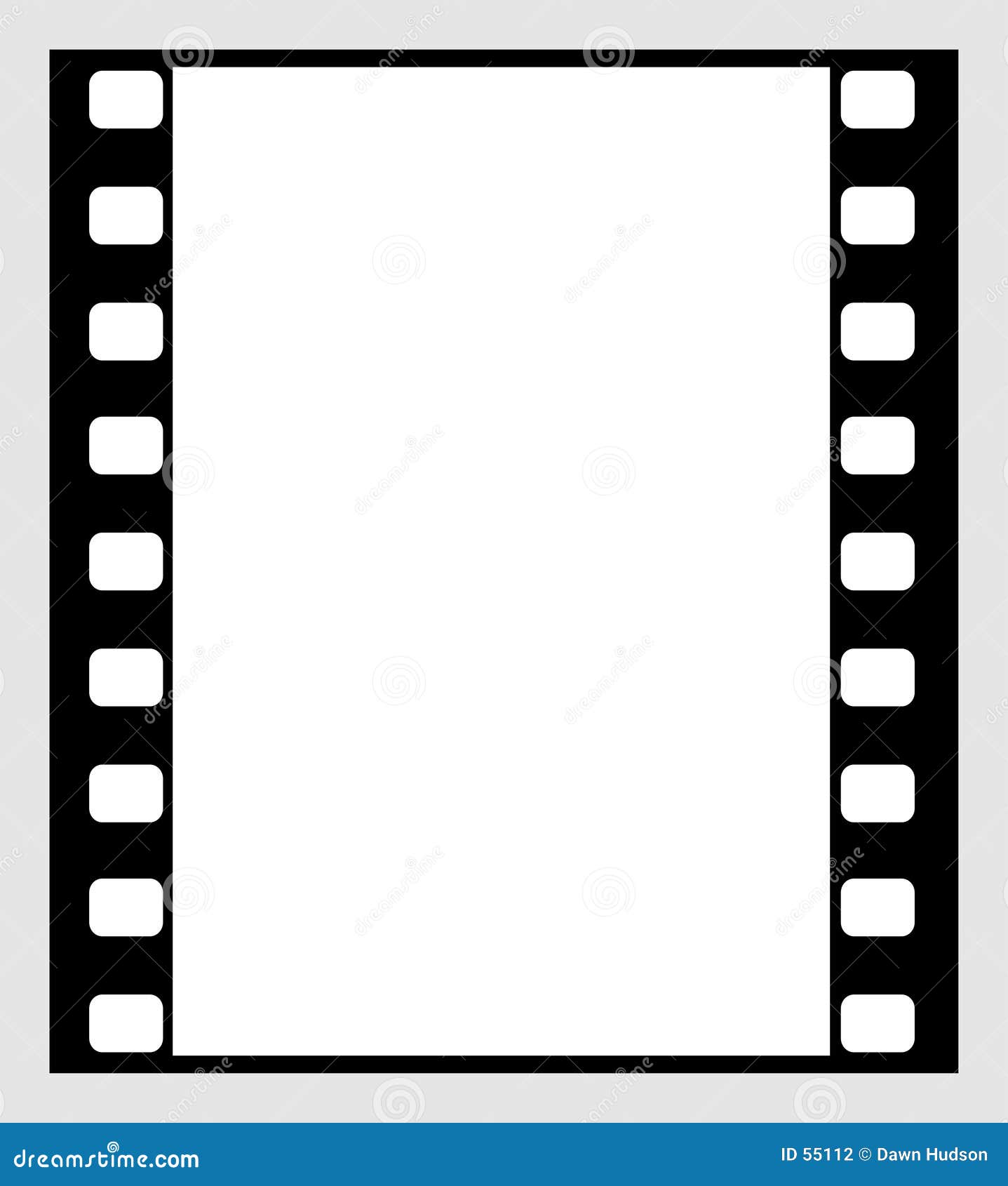 35mm Film Strip stock vector. Illustration of border, develop - 55112