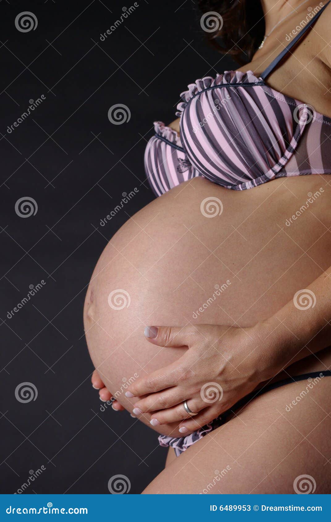 39 weeks pregnant woman stock image. image of black