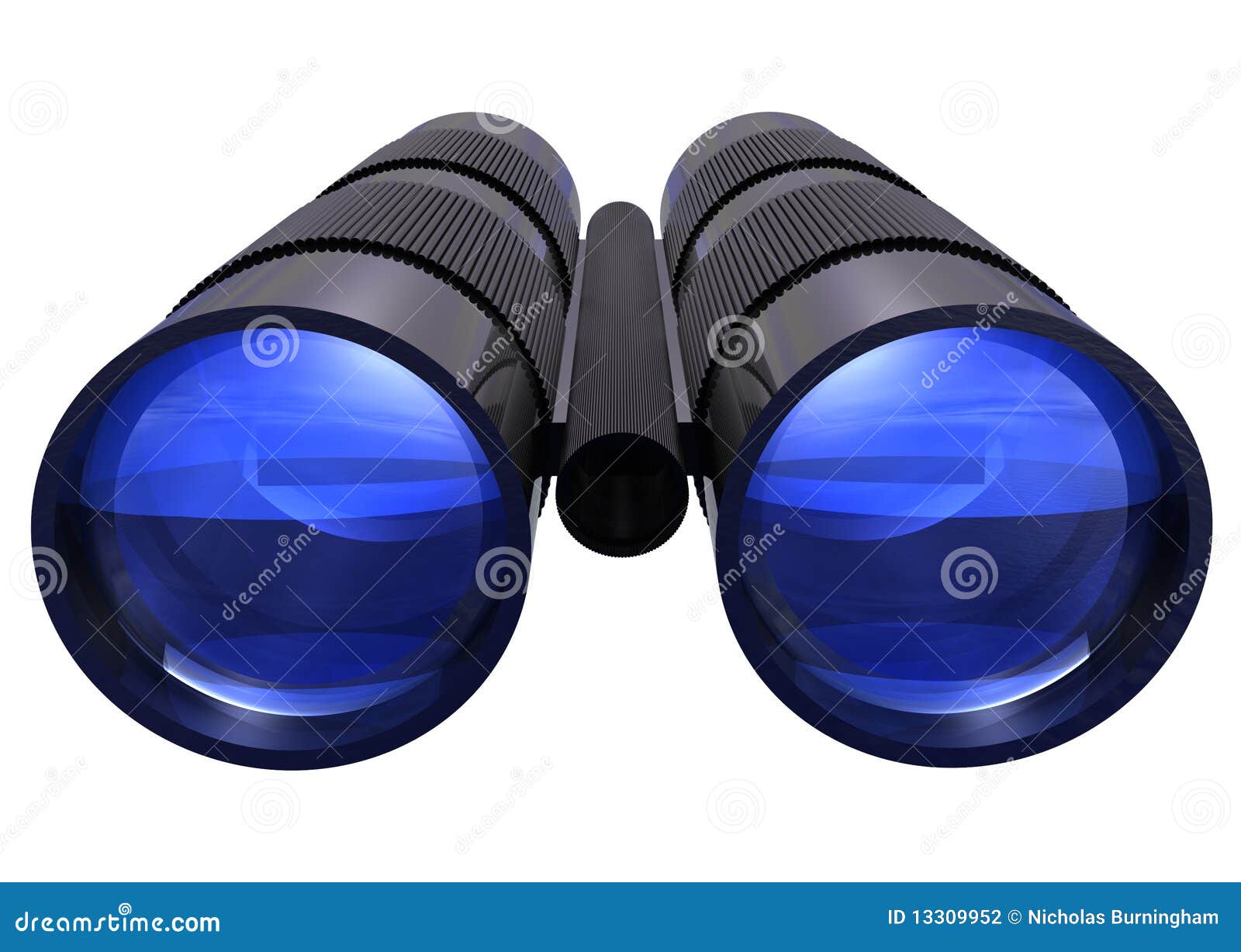 3D Binoculars stock illustration. Illustration of glass 13309952