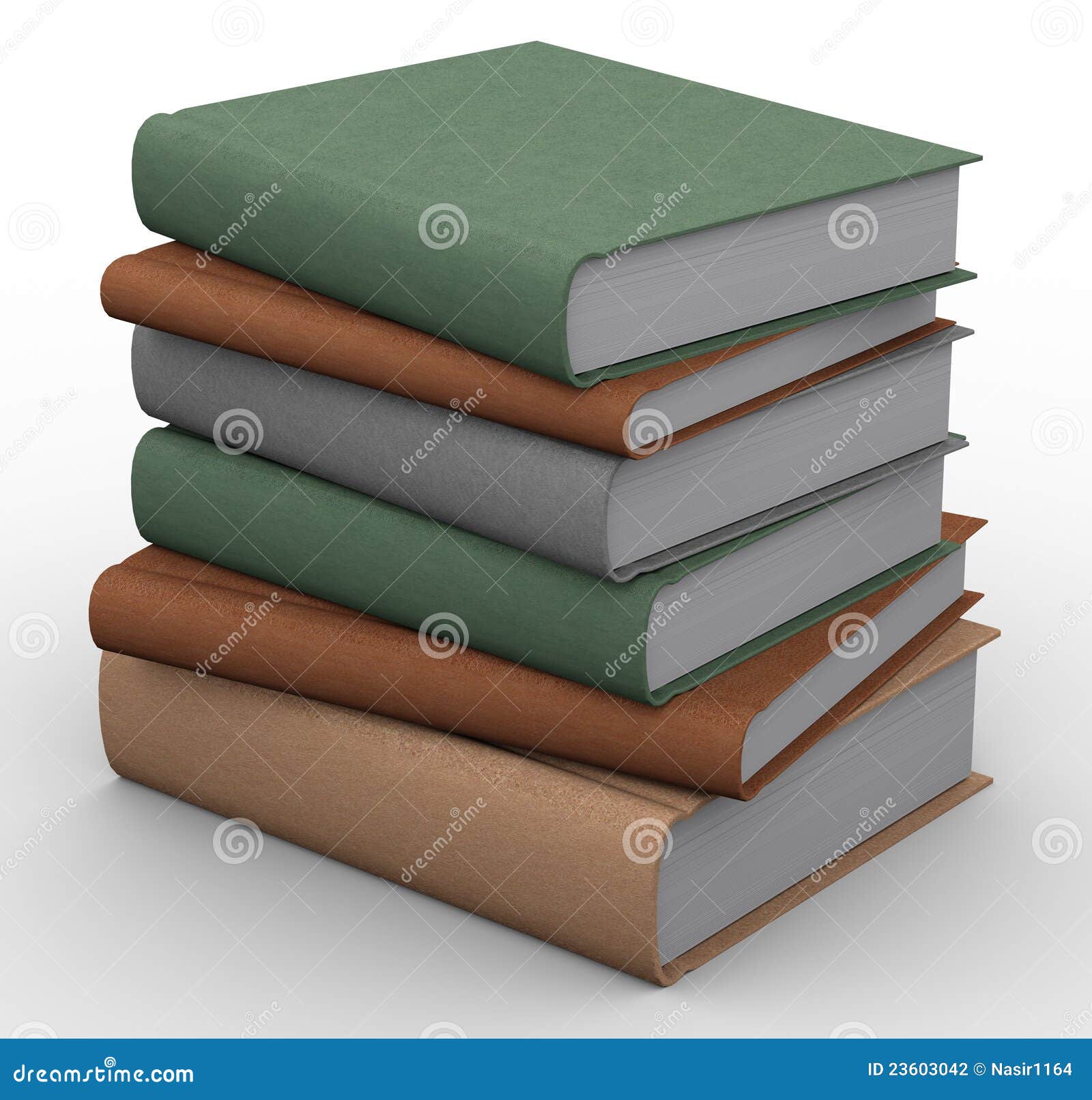 3d books stock illustration. Illustration of color, information - 23603042