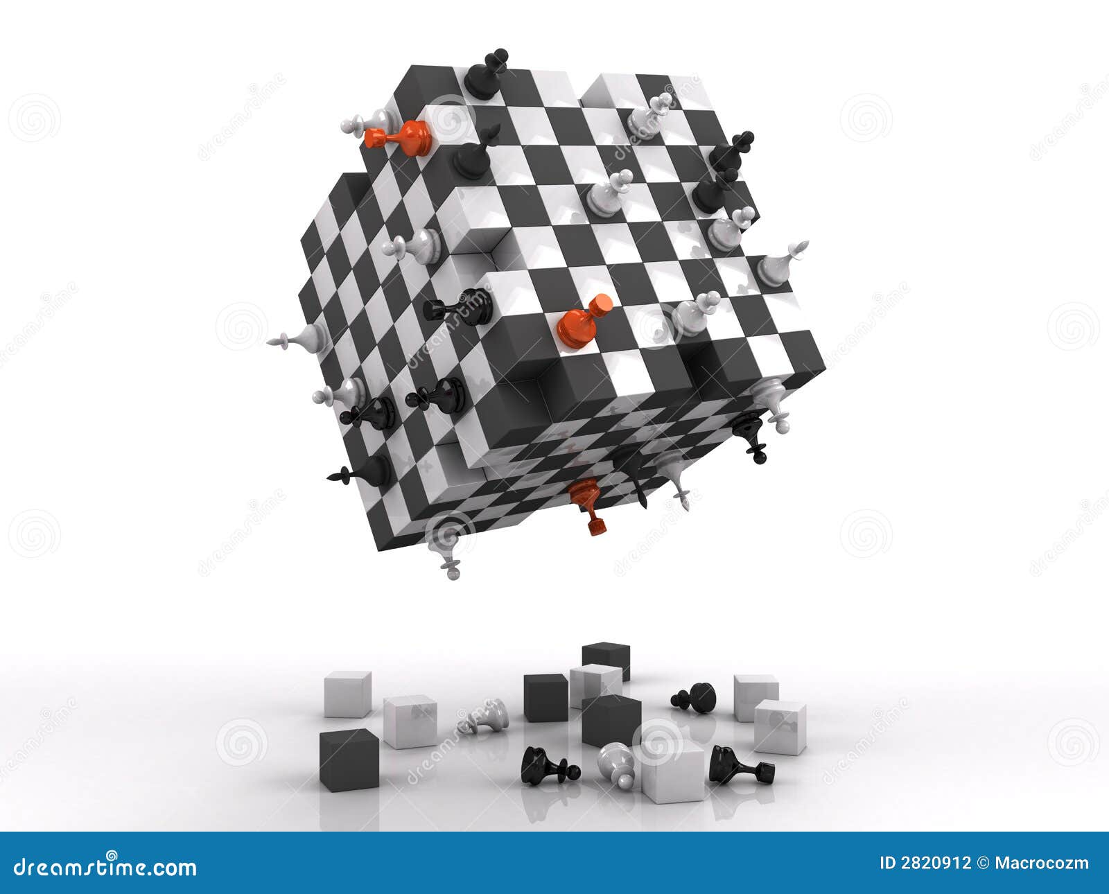 Concept. Chess Pawn on a Boxing Stock Illustration - Illustration of game,  arena: 24129087