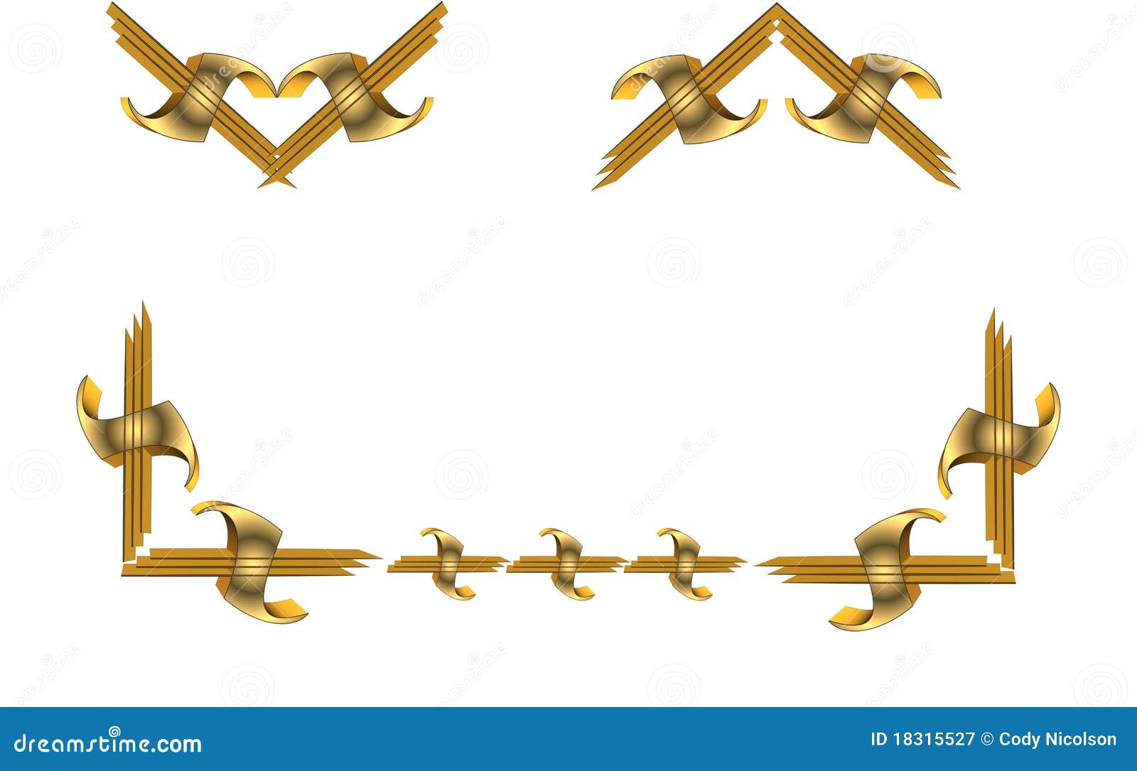 3d corner tabs stock illustration. Illustration of isolated 18315527