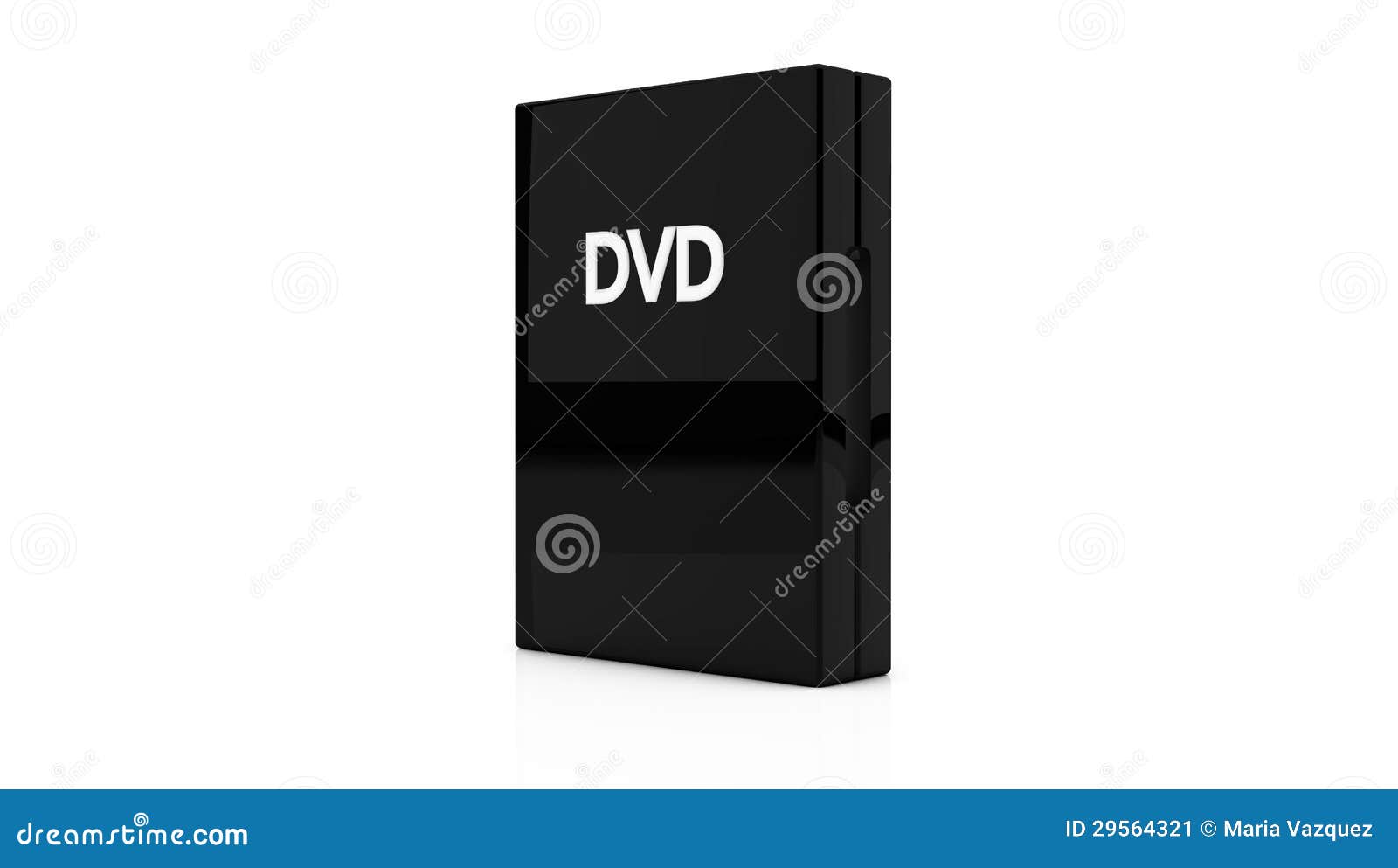 3d dvd box stock illustration. Illustration of digital 29564321