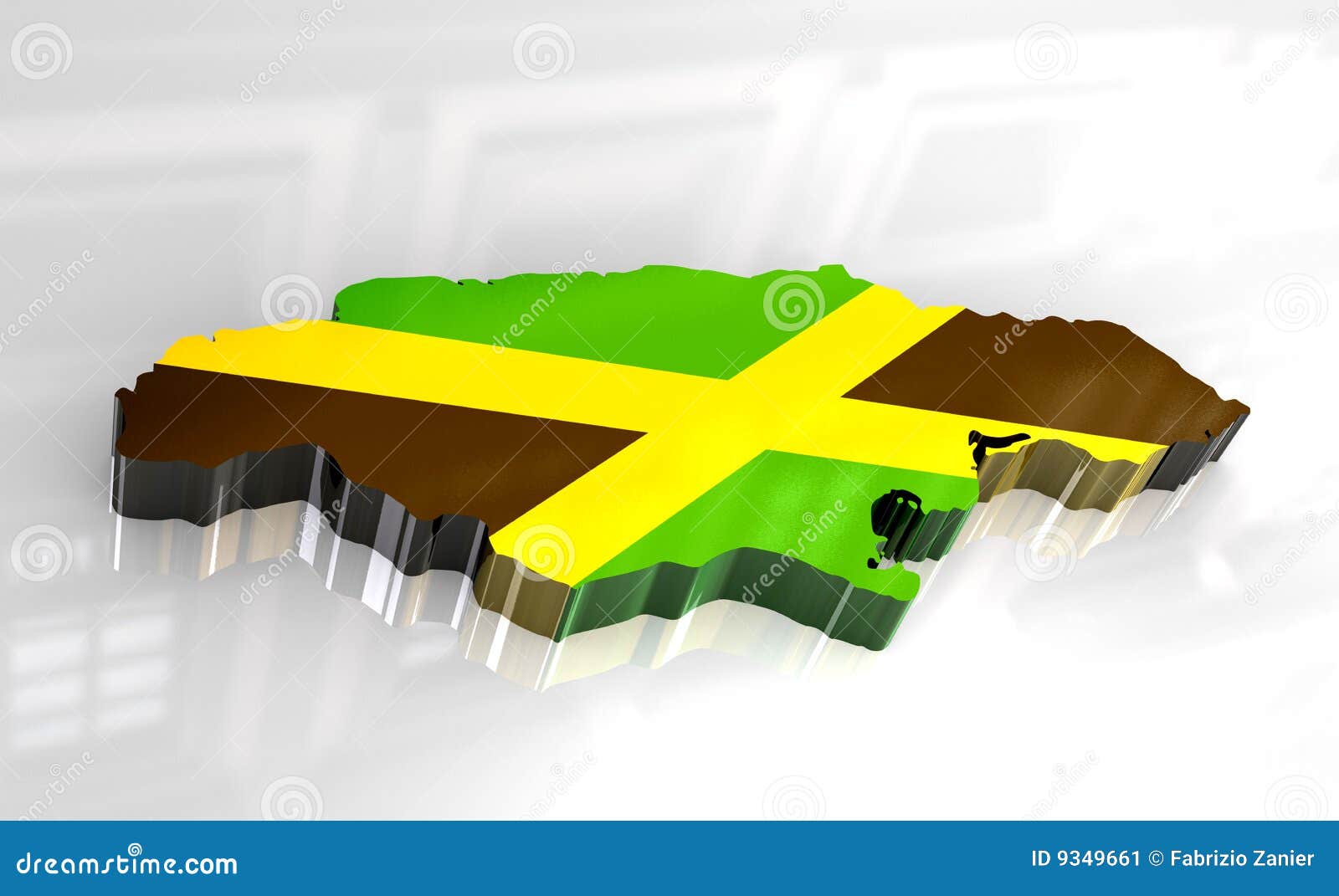 clipart map of jamaica - photo #32