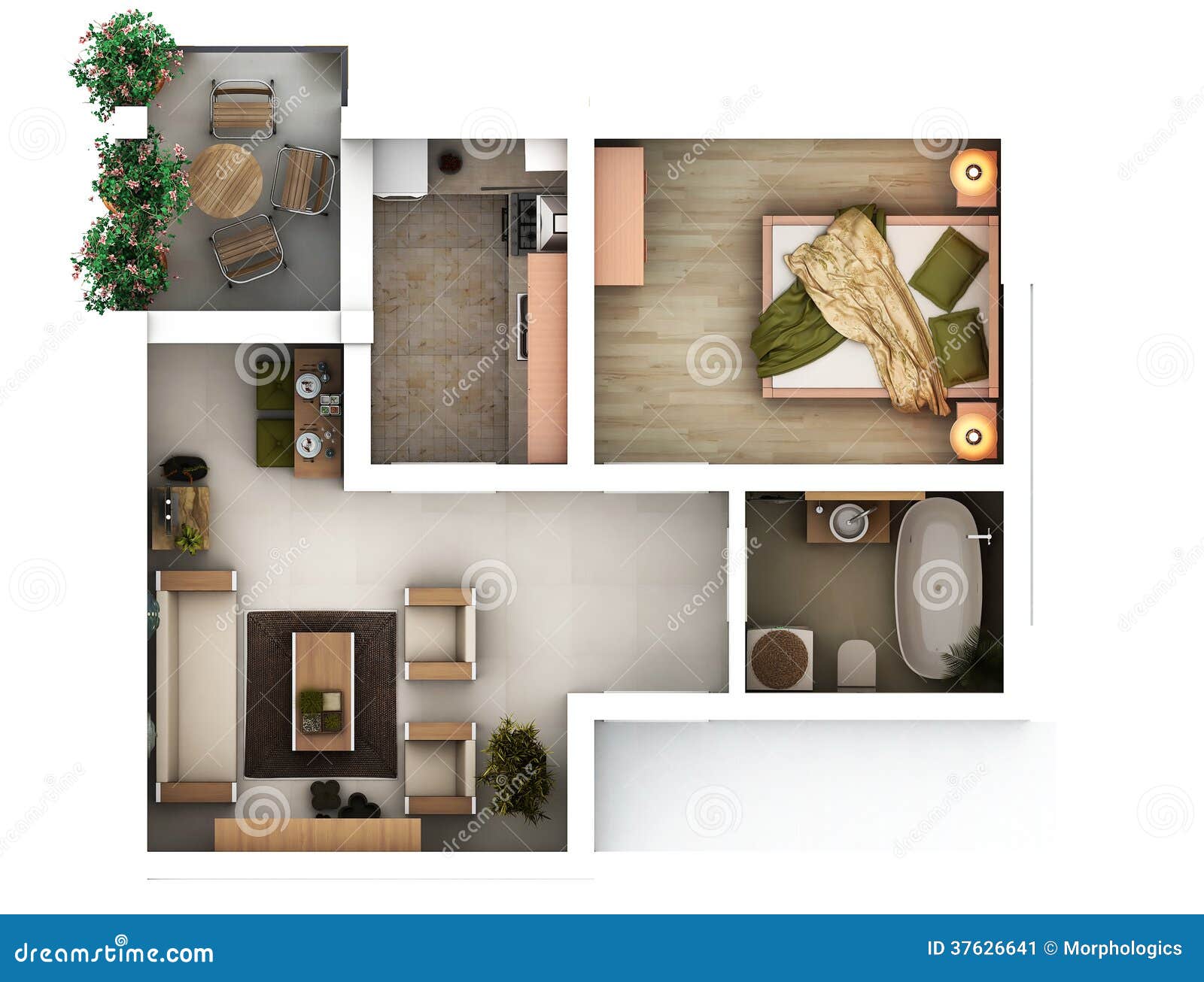 room house living plants with Plan Stock Image: Floor 3d 37626641 Image room house living plants with Plan Stock Image: Floor 3d 37626641 Image