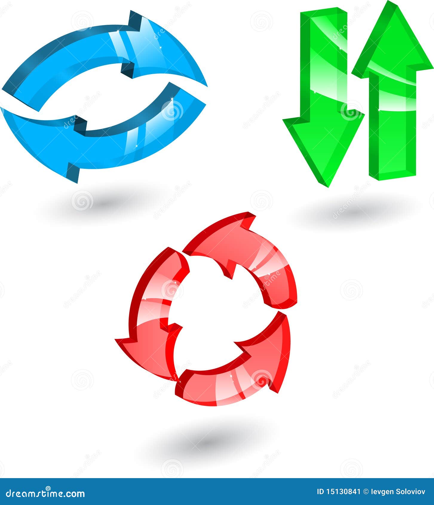 3d glass arrows stock vector. Illustration of frame, sign 15130841