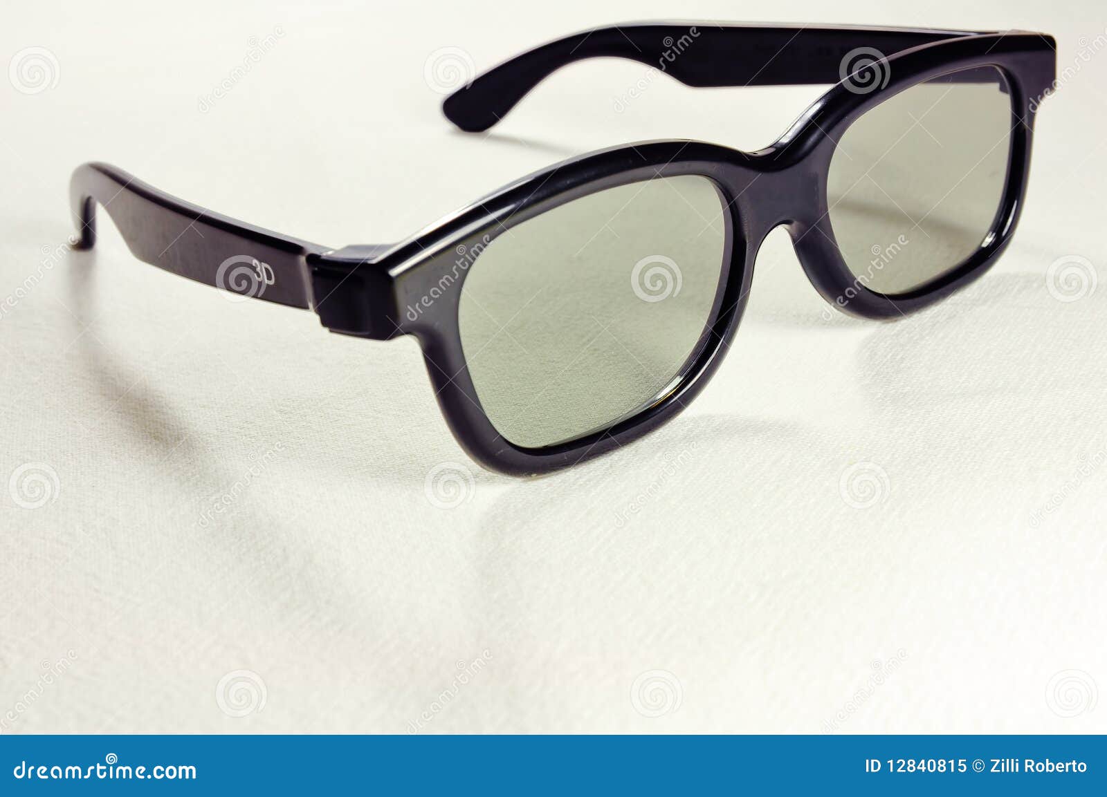3d glasses stock image. Image of white, movie, background - 12840815