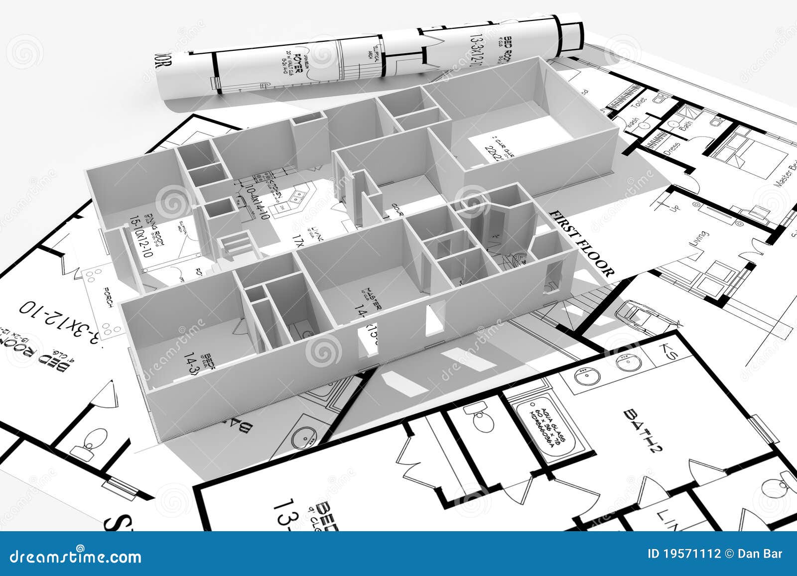 https://thumbs.dreamstime.com/z/3d-modern-house-blueprints-isolated-white-19571112.jpg