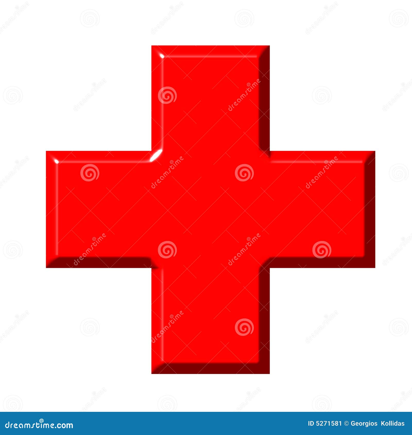 3D Red Cross editorial photo. Illustration of symbolic - 5271581