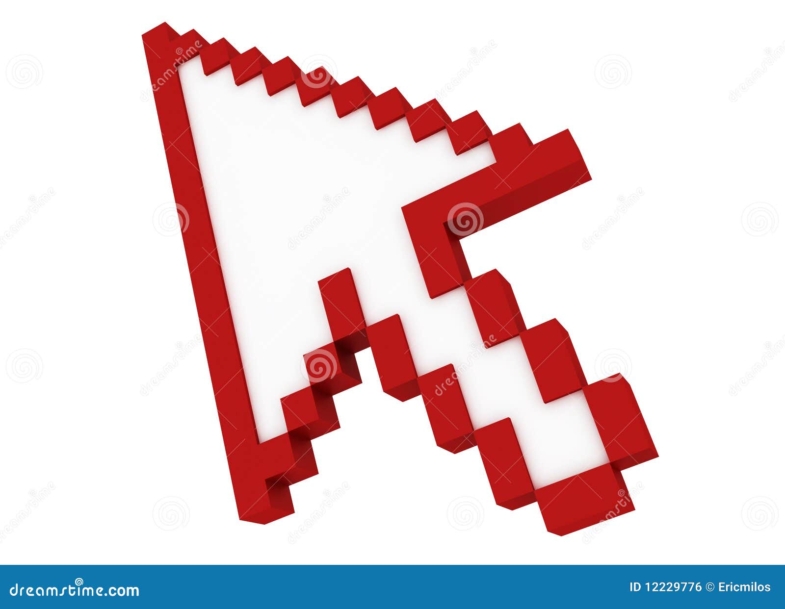 Old Style 3d Mouse Cursor red by BoZZzZzzzzzz on DeviantArt