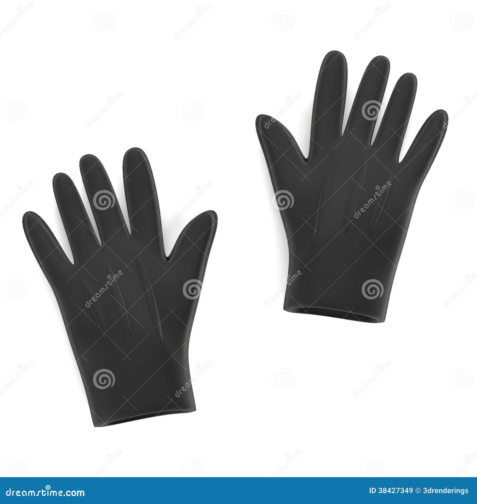 3d render of gloves stock illustration. Illustration of accessories ...