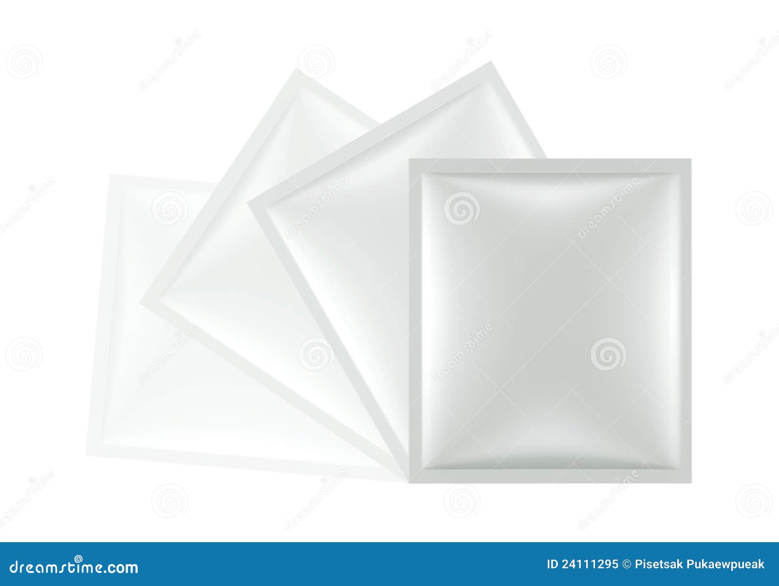 3D sachet bag package stock illustration. Illustration of fresh 24111295
