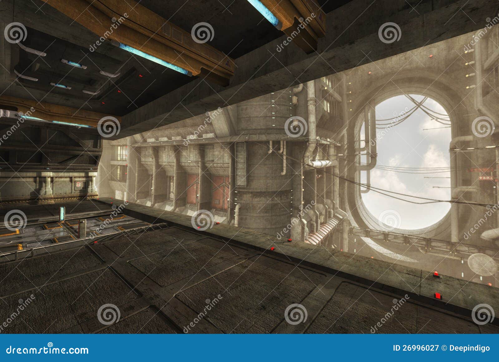 3d Ship Interior Stock Image Image Of Indoor Illustrations