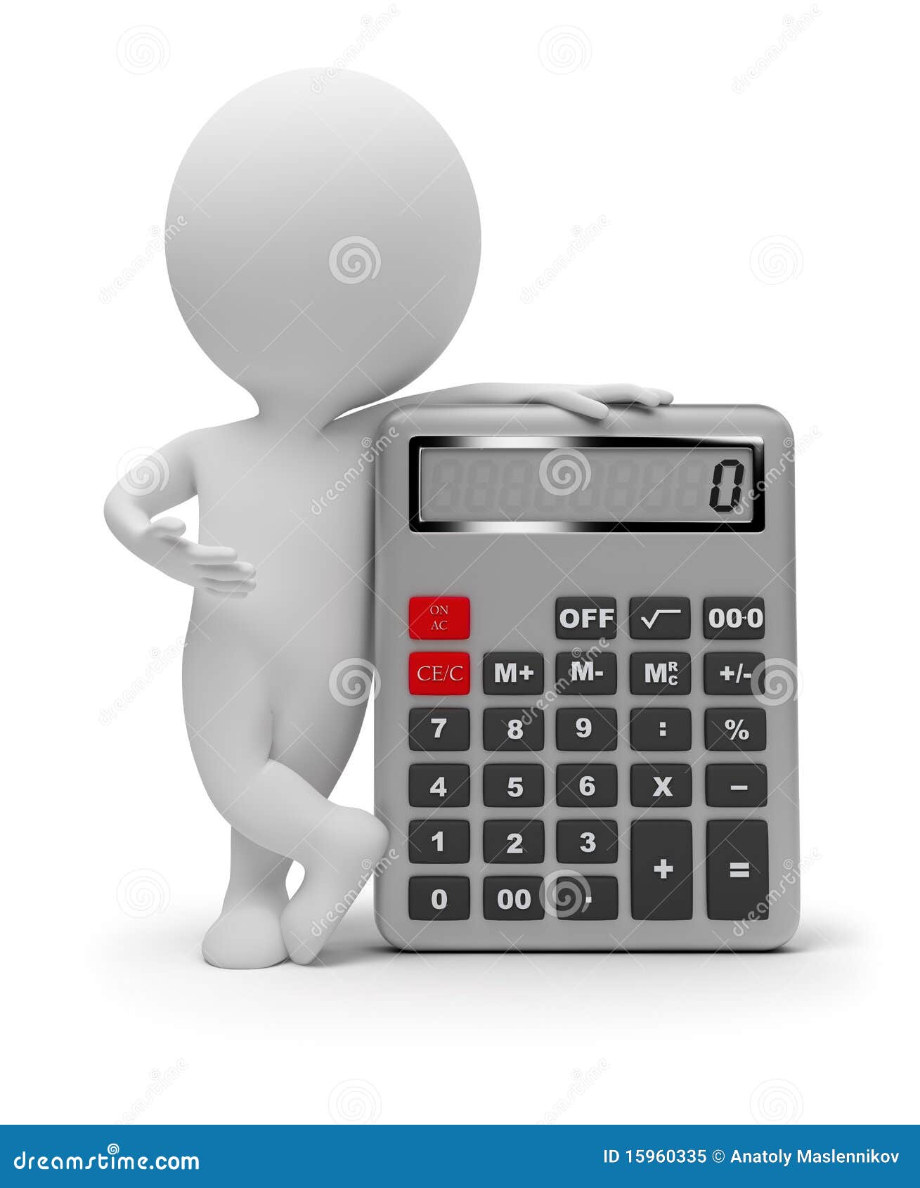 3d small people - calculator