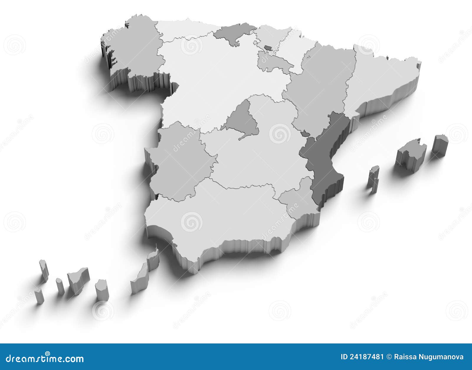 3d Spain grey map on white stock illustration. Illustration of melilla 24187481 3d Spain grey map on white stock illustration. Illustration of melilla 24187481