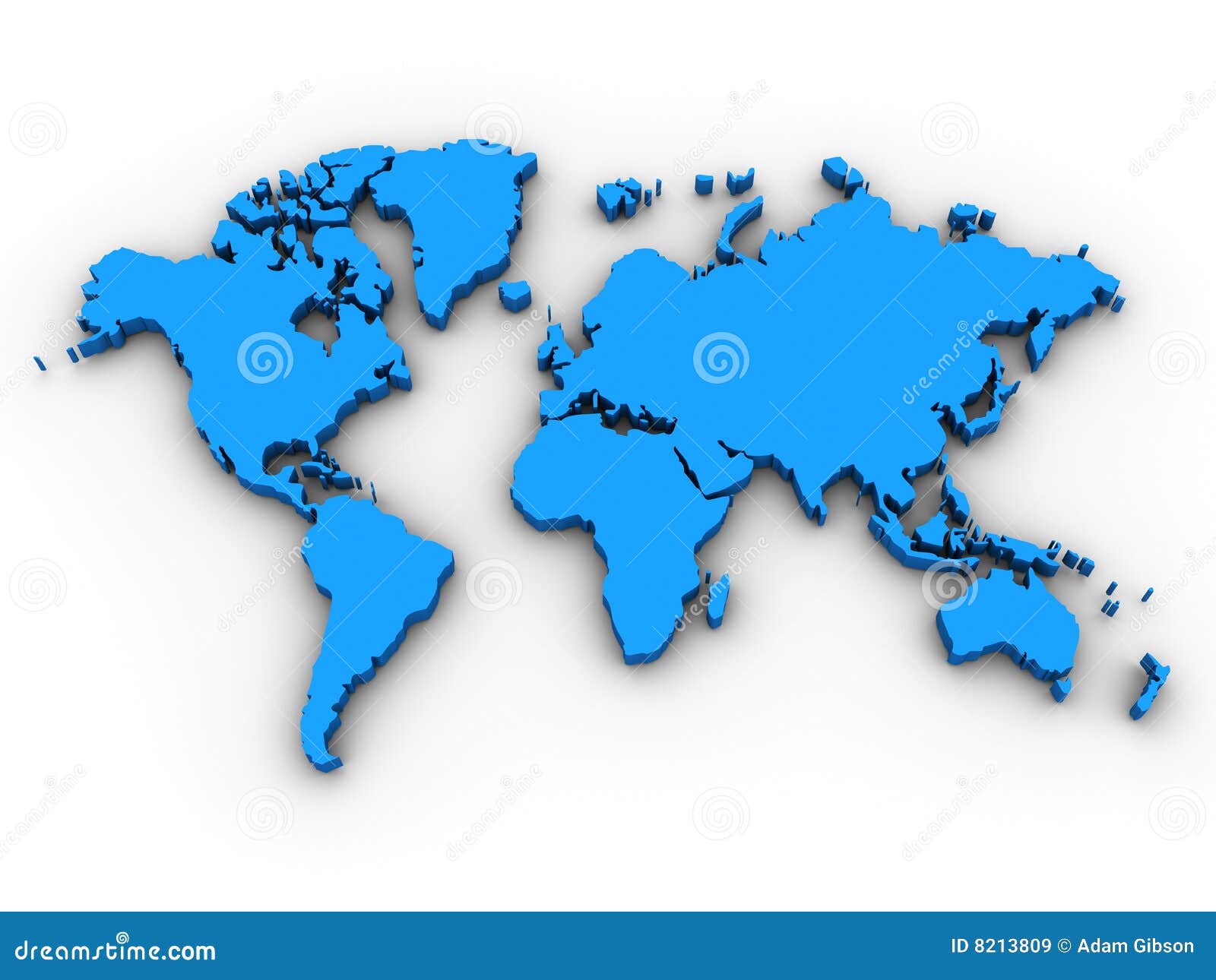 3D World Map Stock Illustration Illustration Of Phone