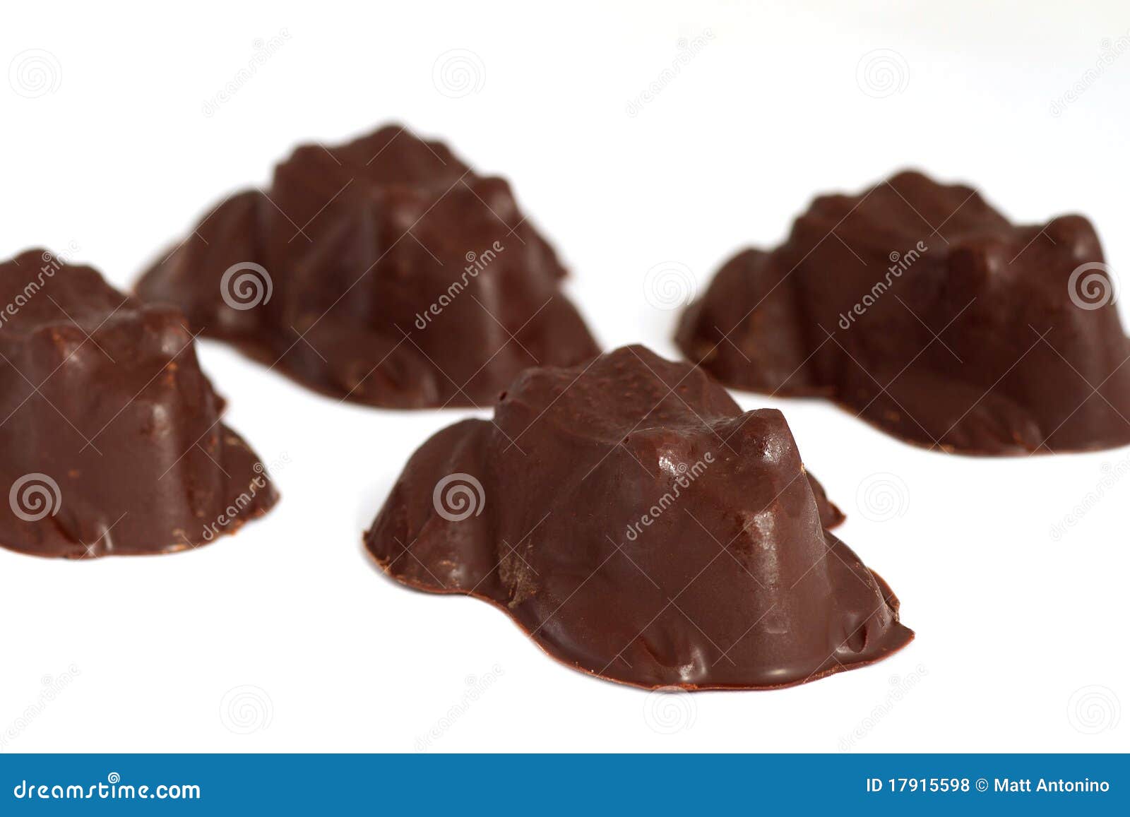 4 chocolate frogs stock photo. Image of chocolate, confection 17915598
