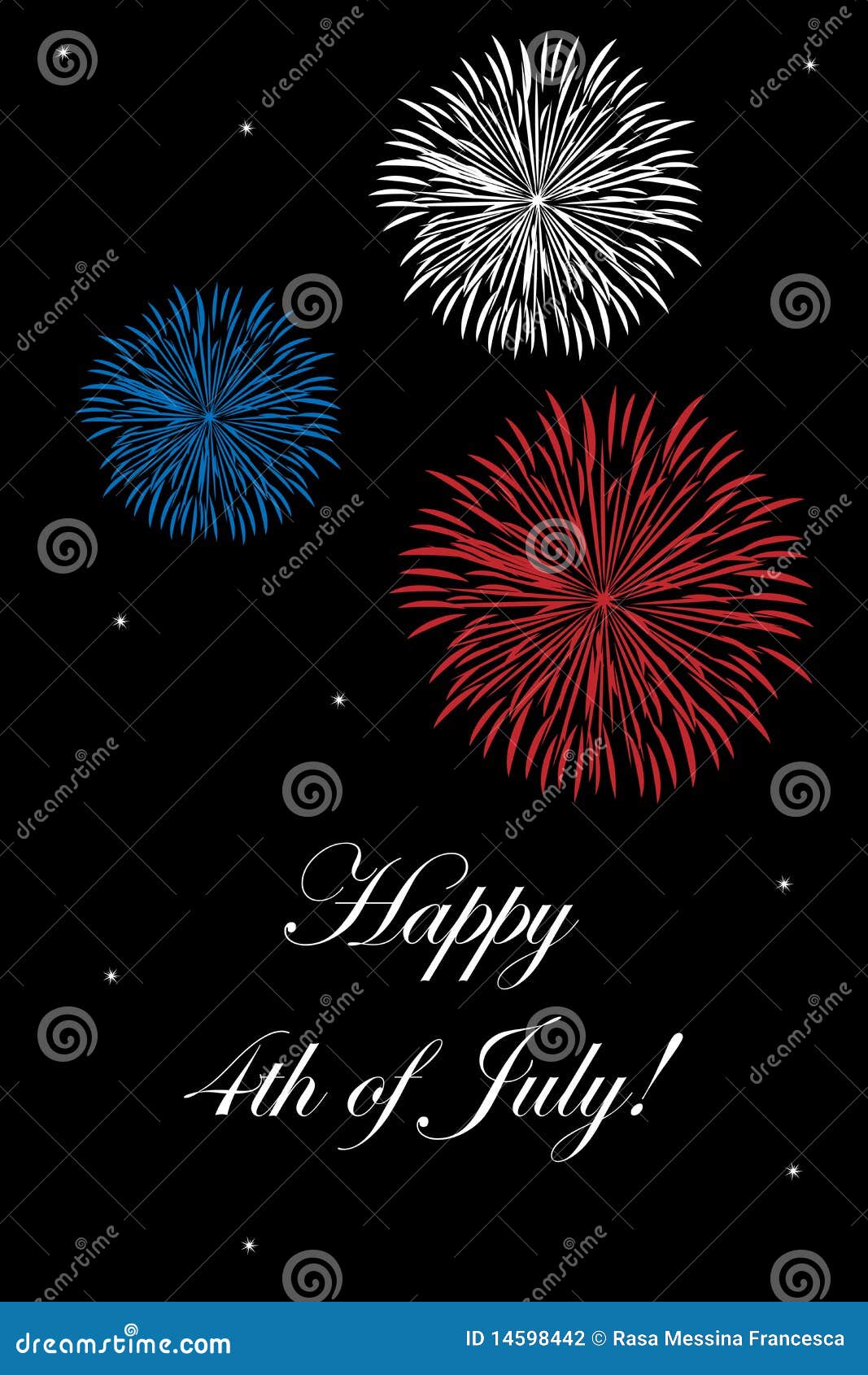 4th of july card