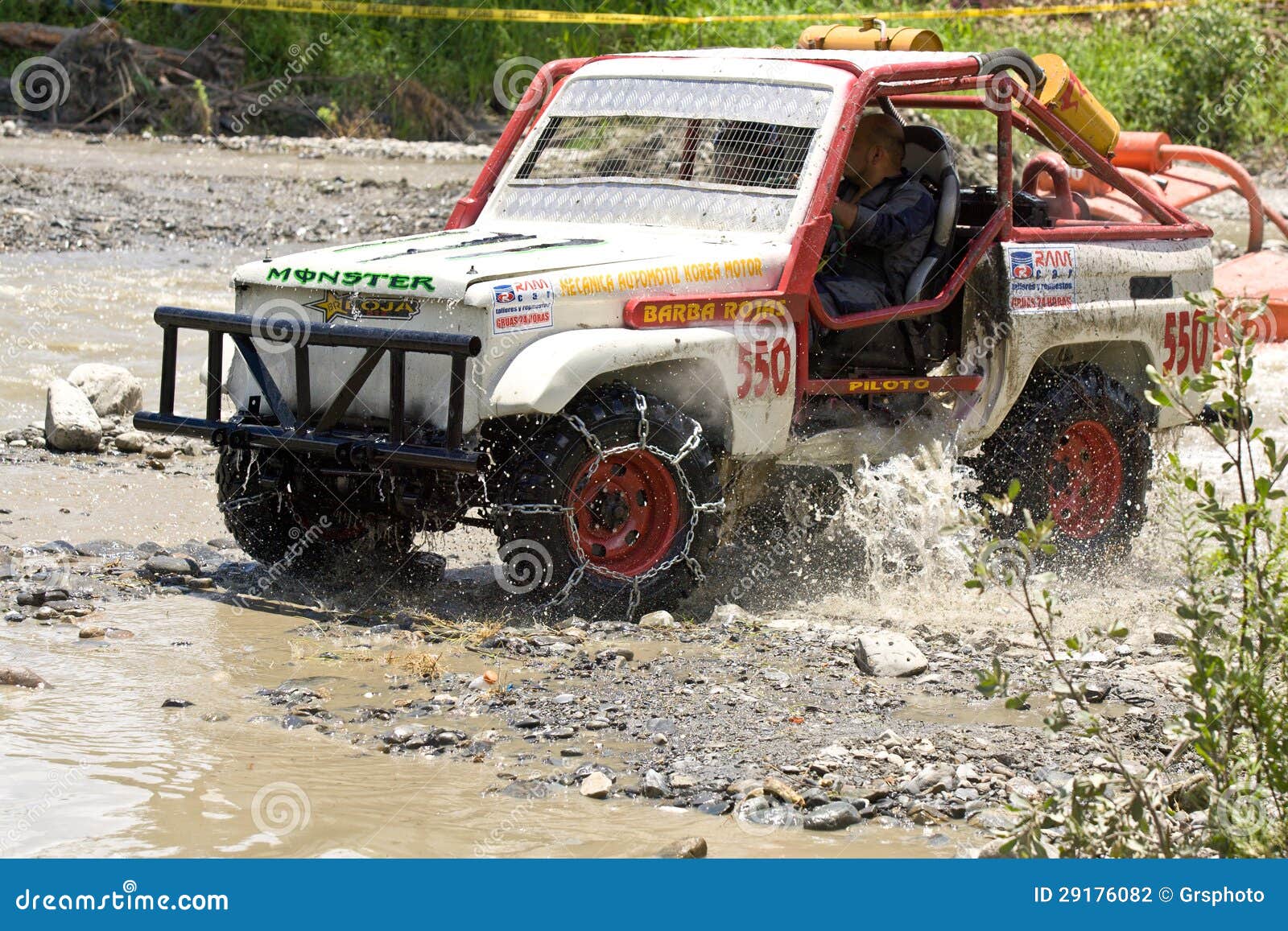 4X4 Racers through Mud in Ecuador Editorial Photography Image of four