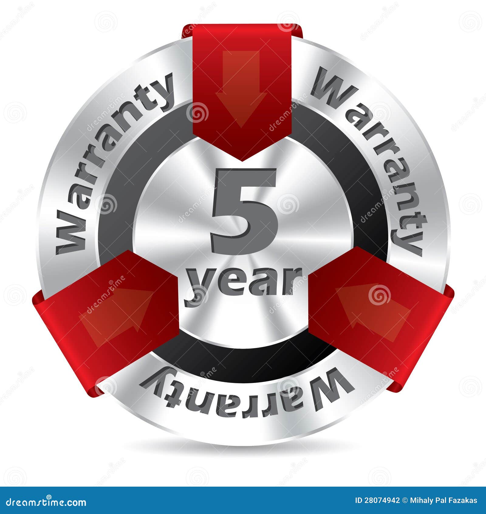 5 year warranty badge 