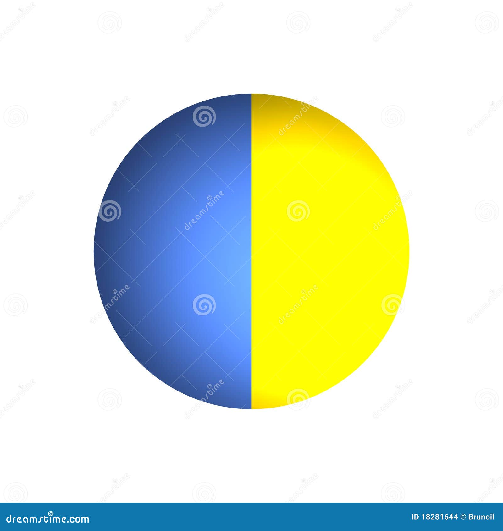 50 50 Pie Chart