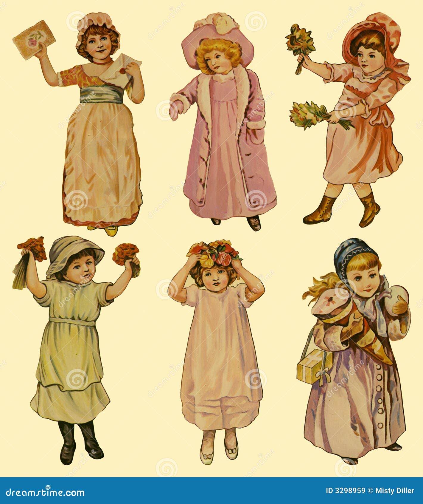  Vintage Paper Dolls