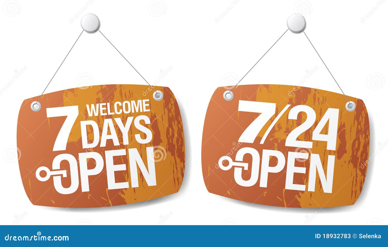 7 days open signs